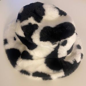 cow print bucket hat